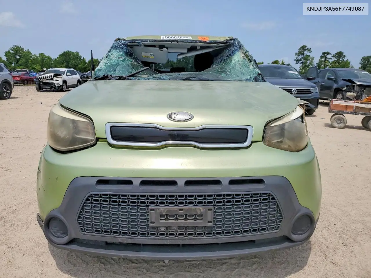 2015 Kia Soul + VIN: KNDJP3A56F7749087 Lot: 58387056