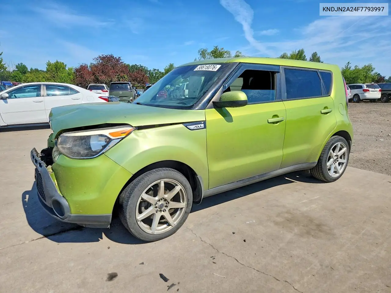 2015 Kia Soul Base VIN: KNDJN2A24F7793997 Lot: 58618076