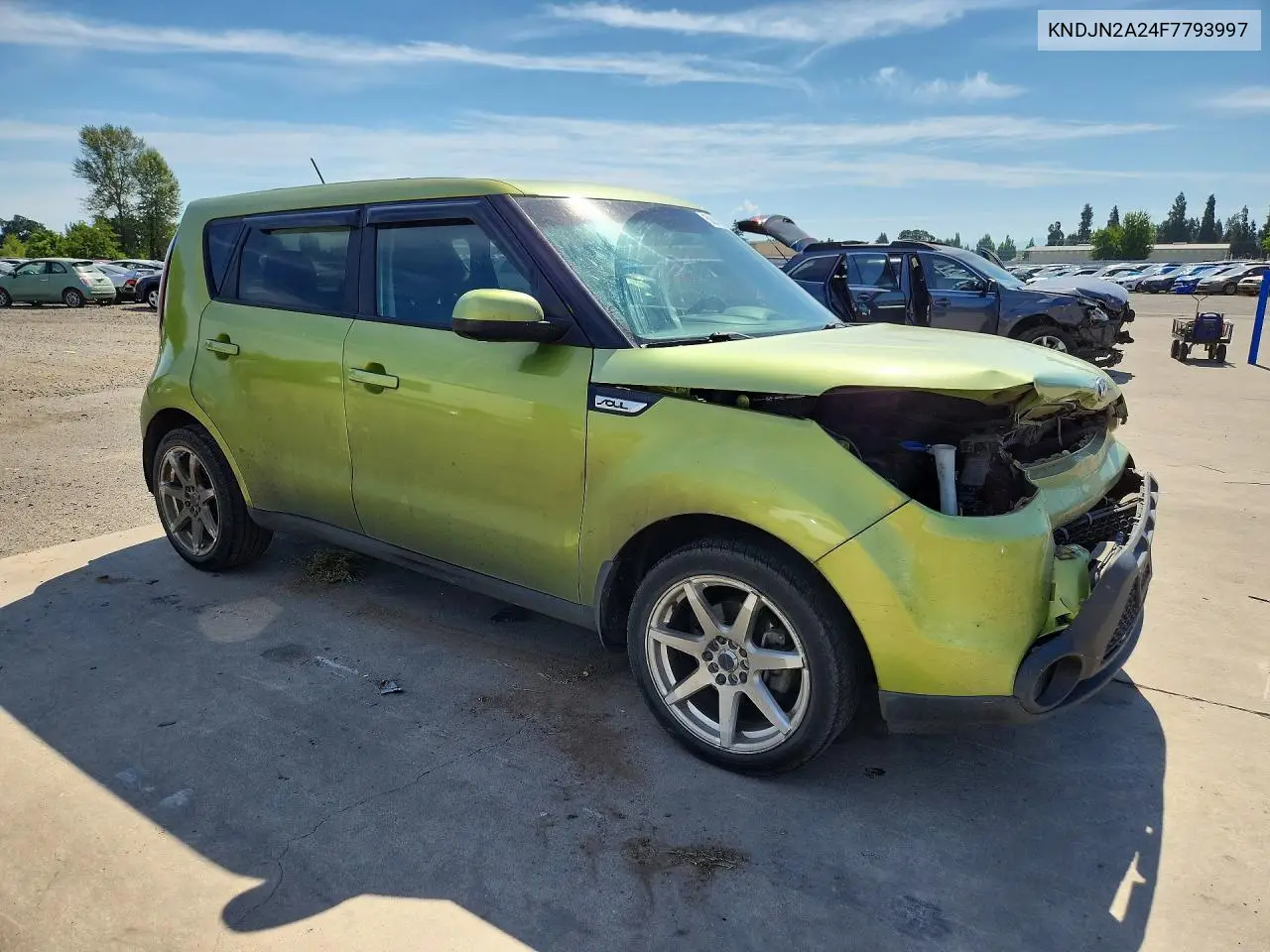2015 Kia Soul Base VIN: KNDJN2A24F7793997 Lot: 58618076