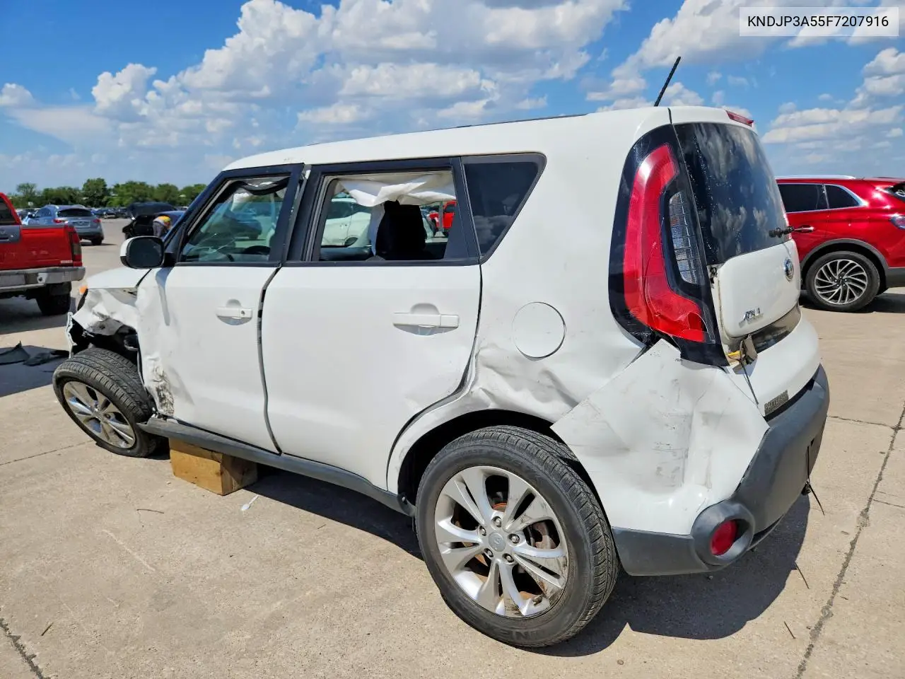 2015 Kia Soul + VIN: KNDJP3A55F7207916 Lot: 60178486