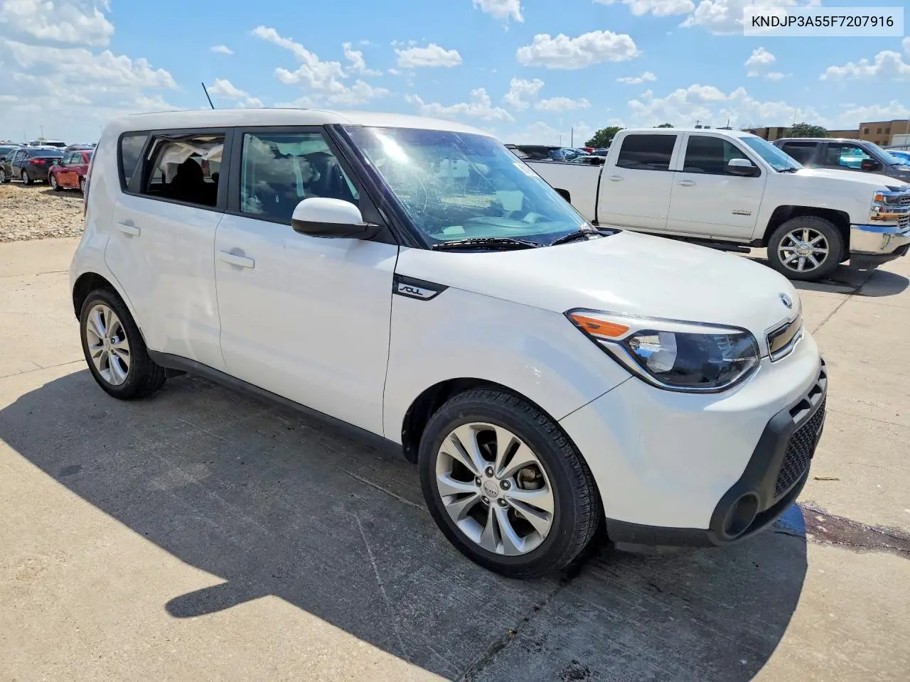 2015 Kia Soul + VIN: KNDJP3A55F7207916 Lot: 60178486