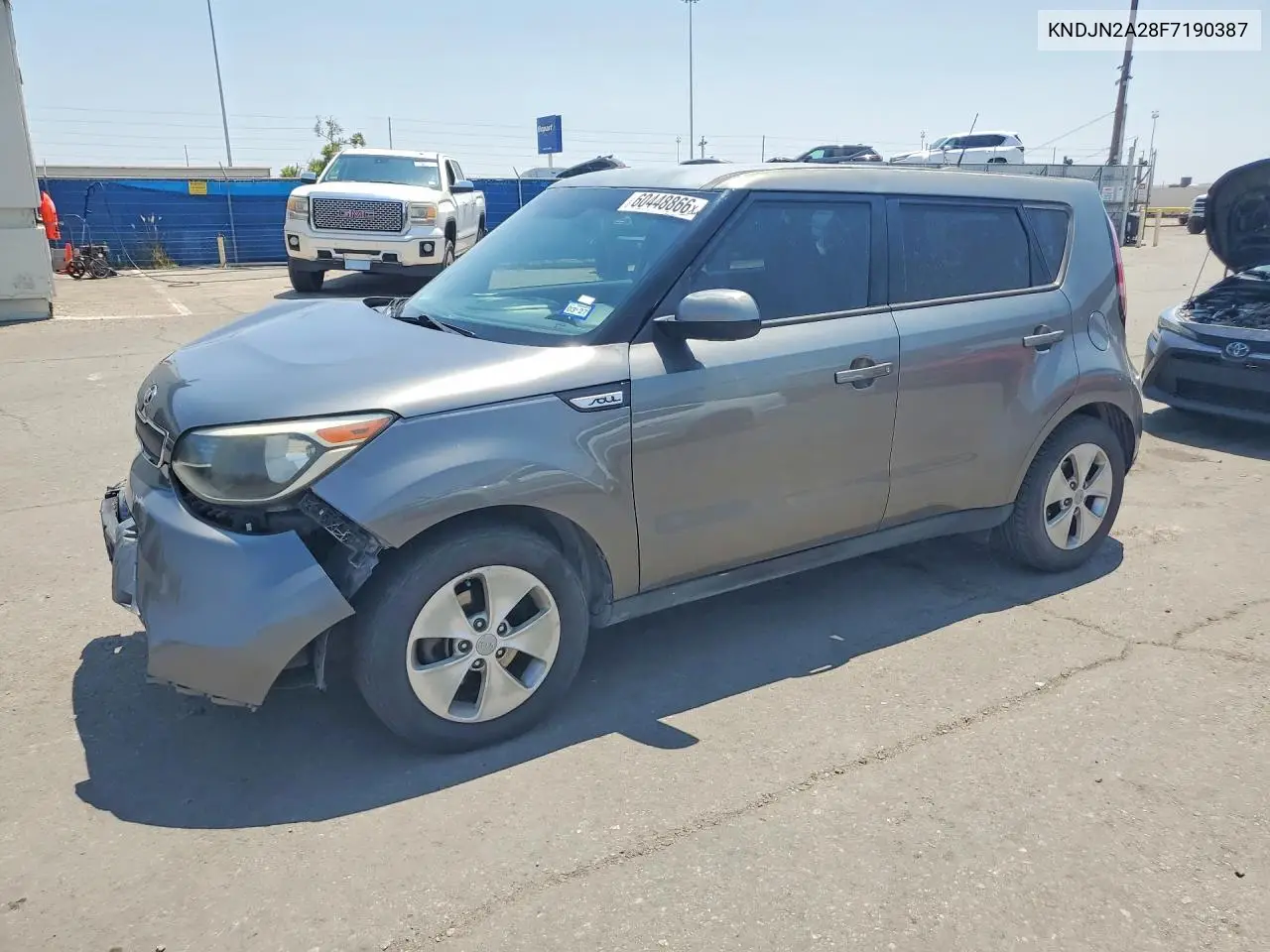 2015 Kia Soul Base VIN: KNDJN2A28F7190387 Lot: 60448866