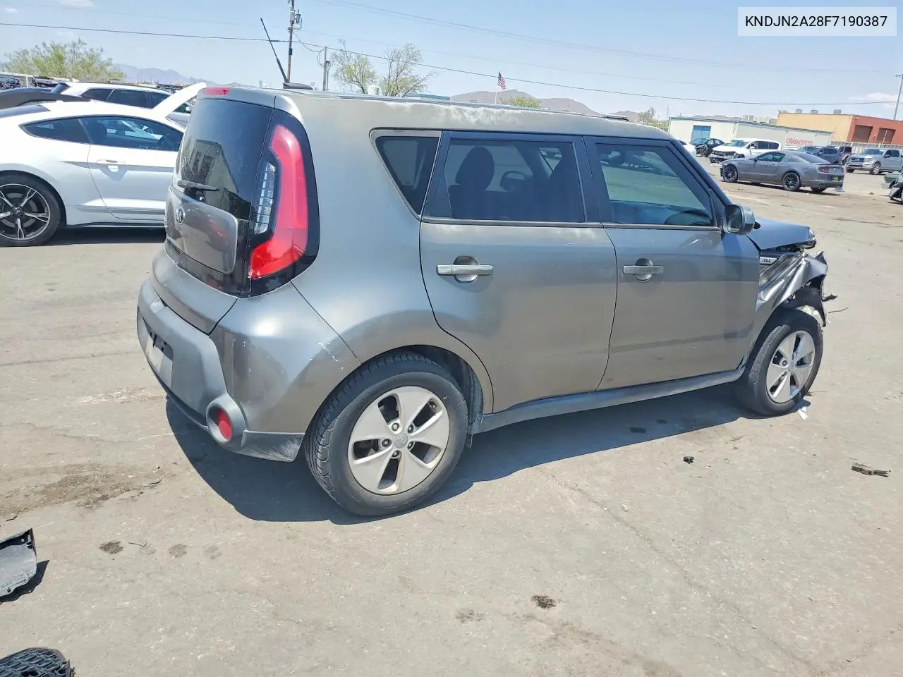 2015 Kia Soul Base VIN: KNDJN2A28F7190387 Lot: 60448866
