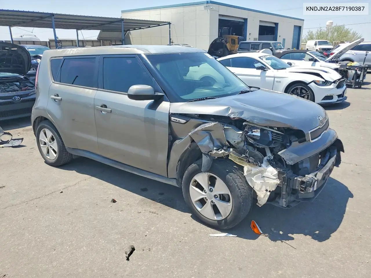 2015 Kia Soul Base VIN: KNDJN2A28F7190387 Lot: 60448866