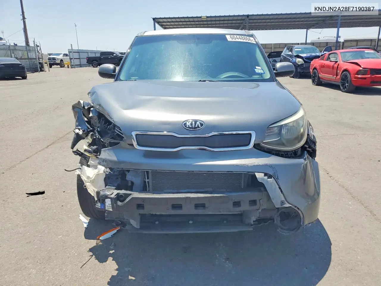 2015 Kia Soul Base VIN: KNDJN2A28F7190387 Lot: 60448866
