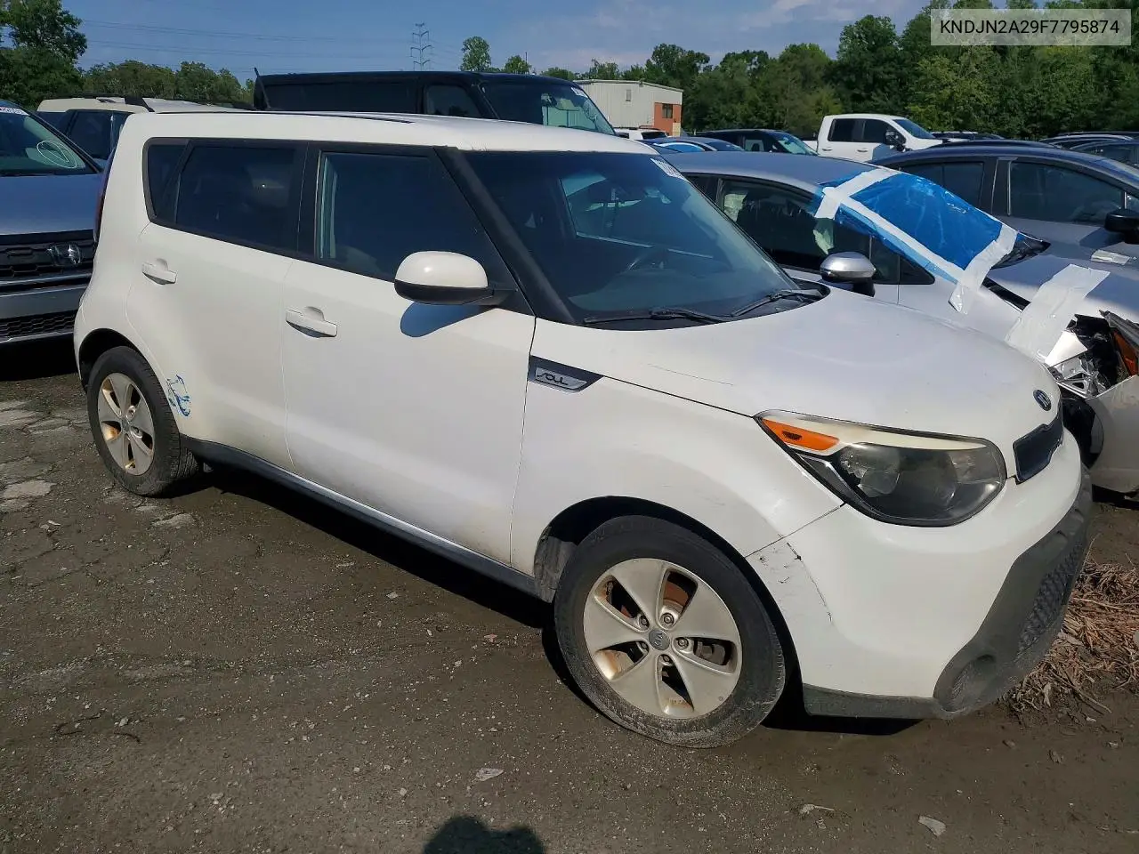 2015 Kia Soul Base VIN: KNDJN2A29F7795874 Lot: 60802466