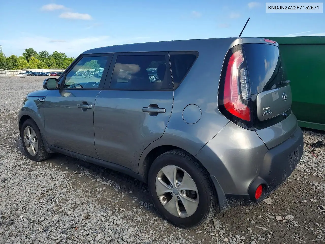 2015 Kia Soul Base VIN: KNDJN2A22F7152671 Lot: 61518296