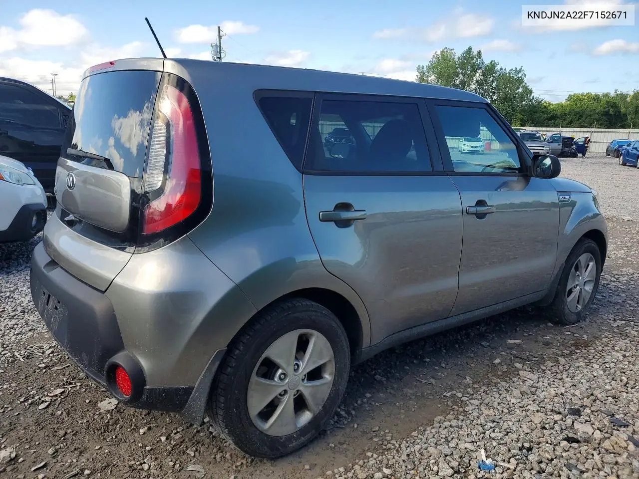 2015 Kia Soul Base VIN: KNDJN2A22F7152671 Lot: 61518296