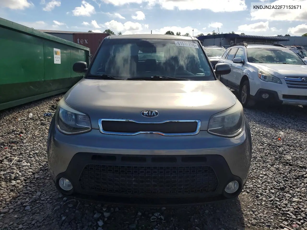 2015 Kia Soul Base VIN: KNDJN2A22F7152671 Lot: 61518296