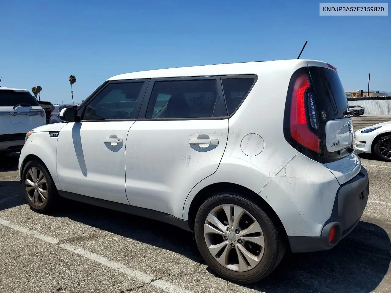 2015 Kia Soul + VIN: KNDJP3A57F7159870 Lot: 61581856