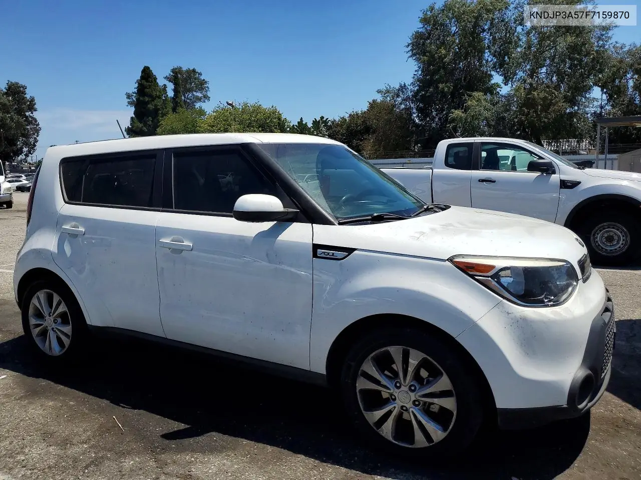 2015 Kia Soul + VIN: KNDJP3A57F7159870 Lot: 61581856