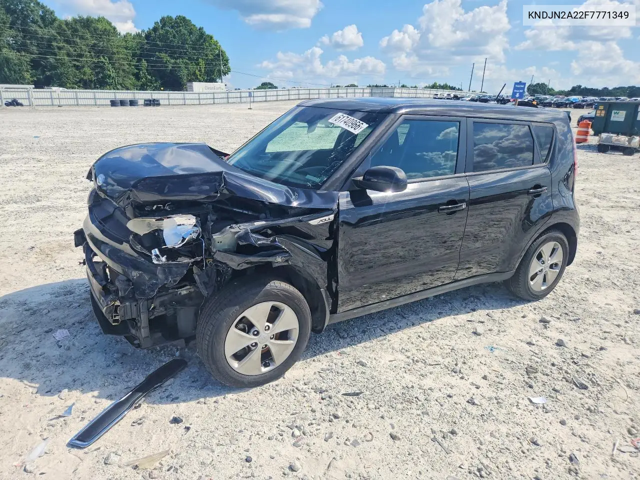 2015 Kia Soul Base VIN: KNDJN2A22F7771349 Lot: 61740966