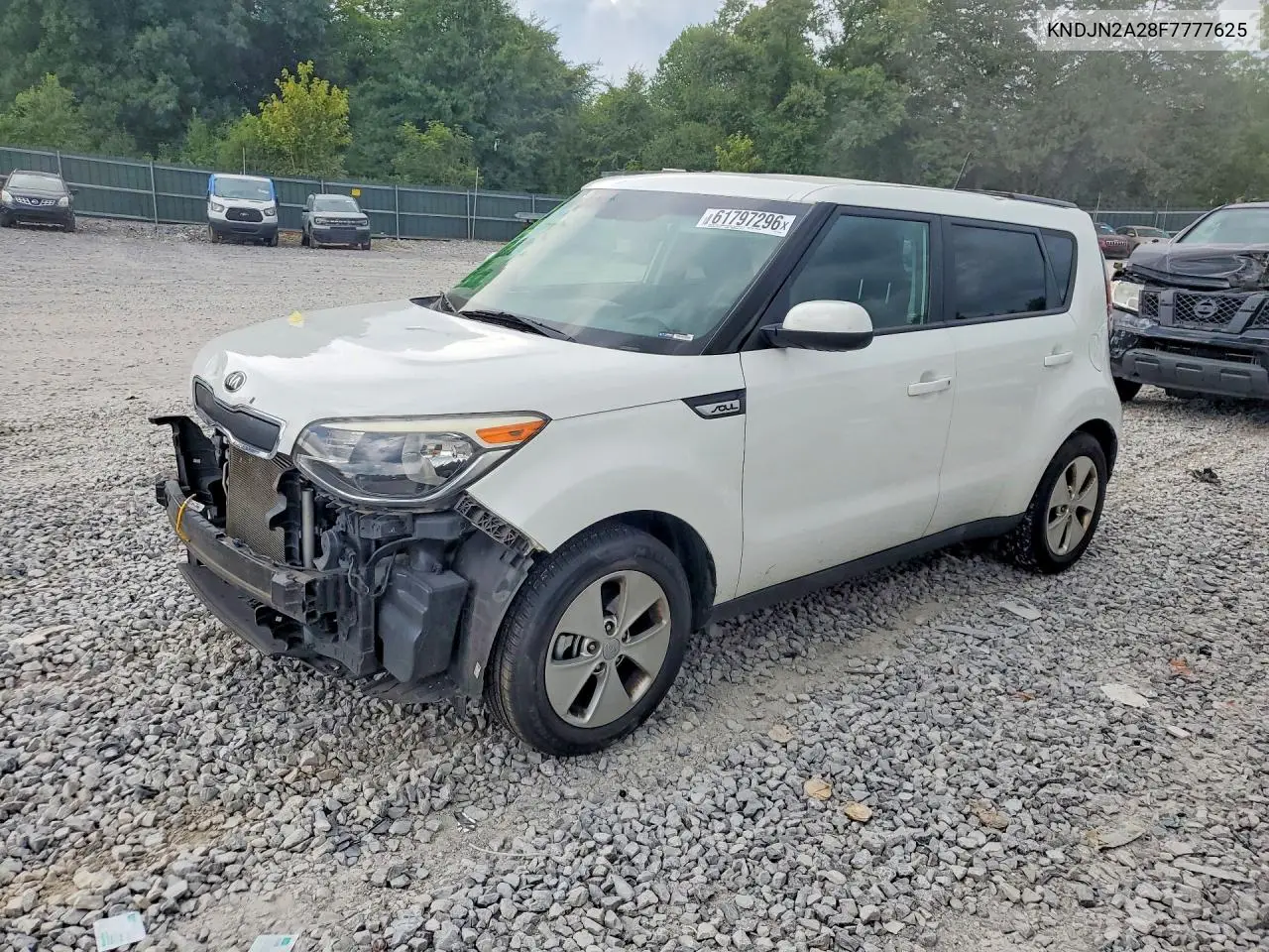 2015 Kia Soul Base VIN: KNDJN2A28F7777625 Lot: 61797296
