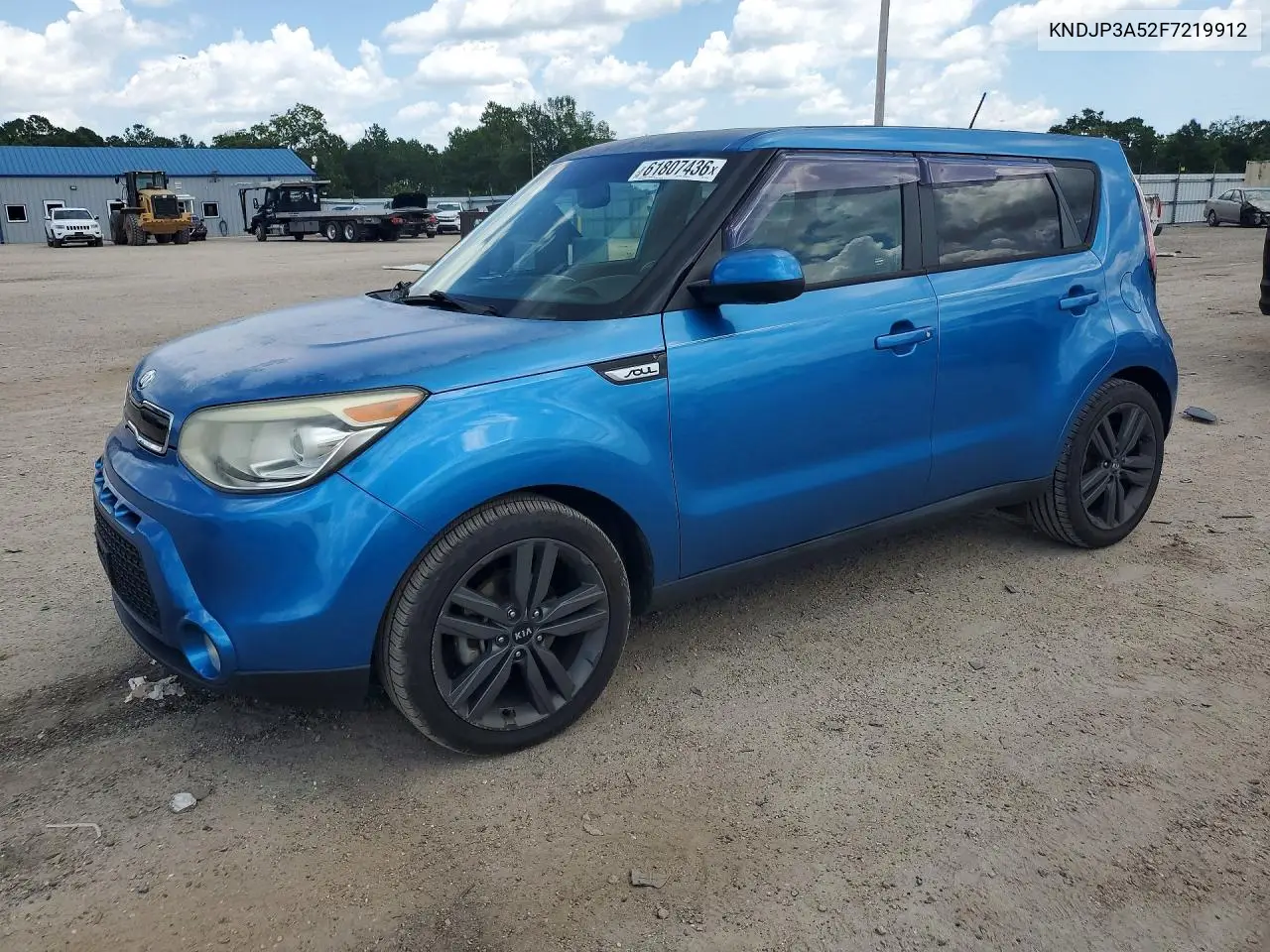 2015 Kia Soul + VIN: KNDJP3A52F7219912 Lot: 61807436