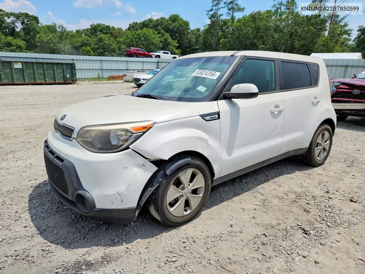 2016 Kia Soul VIN: KNDJN2A22G7850599 Lot: 55024356