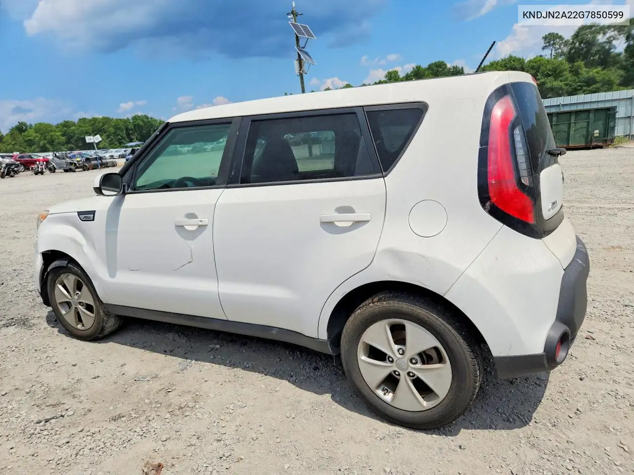 2016 Kia Soul VIN: KNDJN2A22G7850599 Lot: 55024356