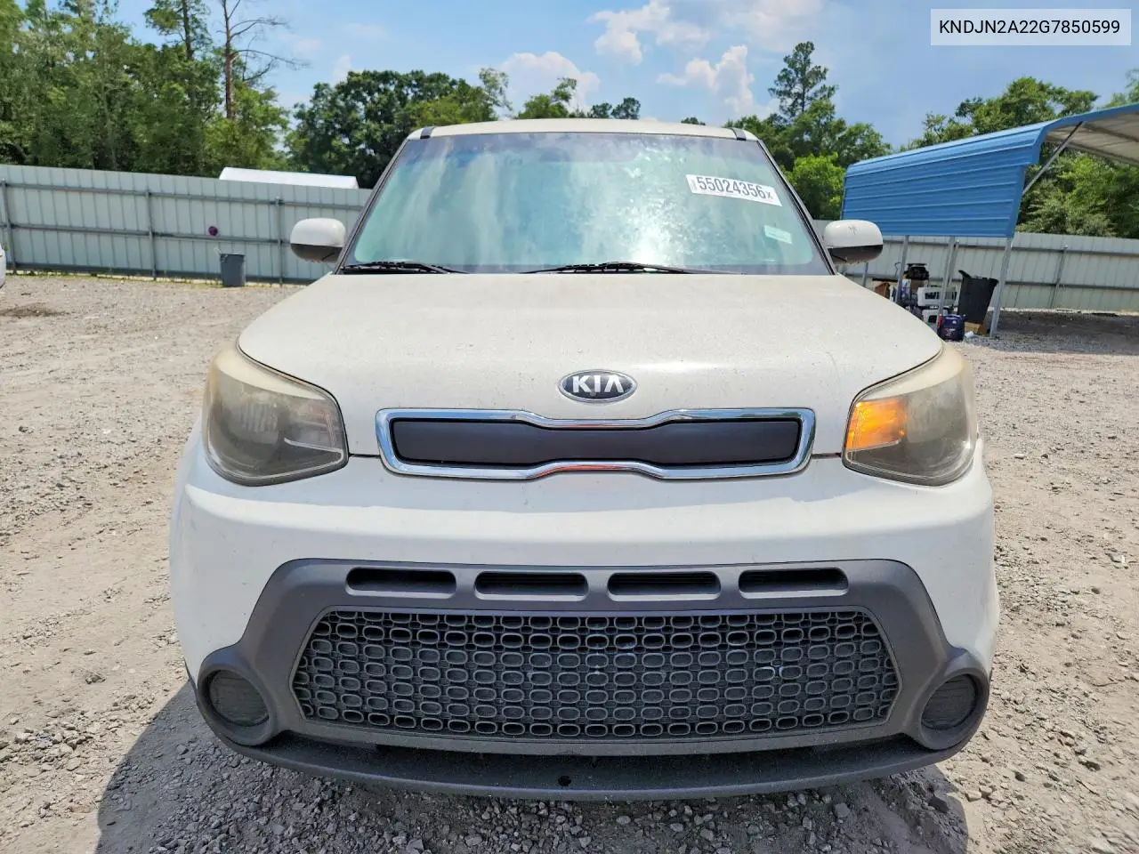 2016 Kia Soul VIN: KNDJN2A22G7850599 Lot: 55024356