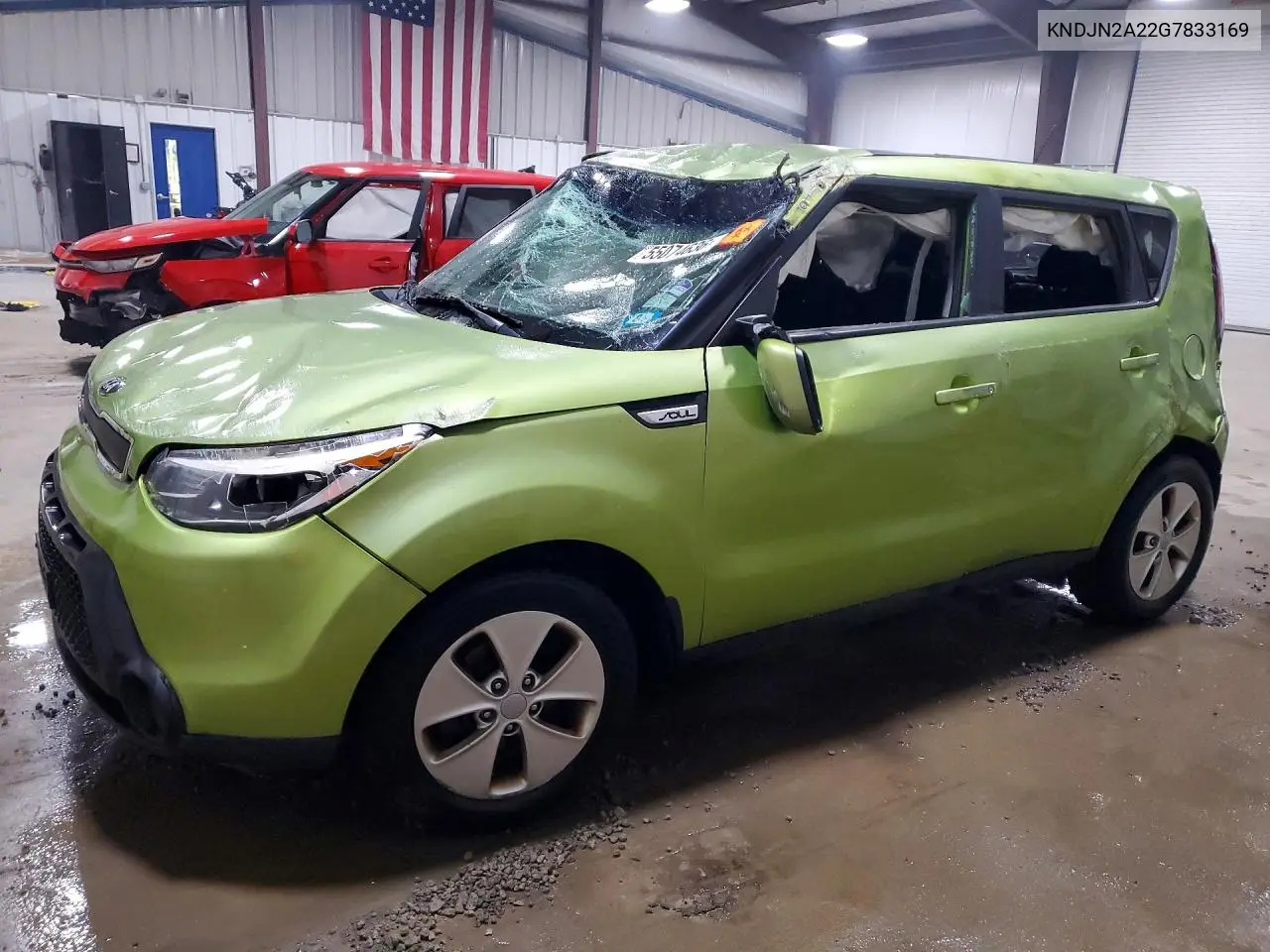 2016 Kia Soul Base VIN: KNDJN2A22G7833169 Lot: 55074636