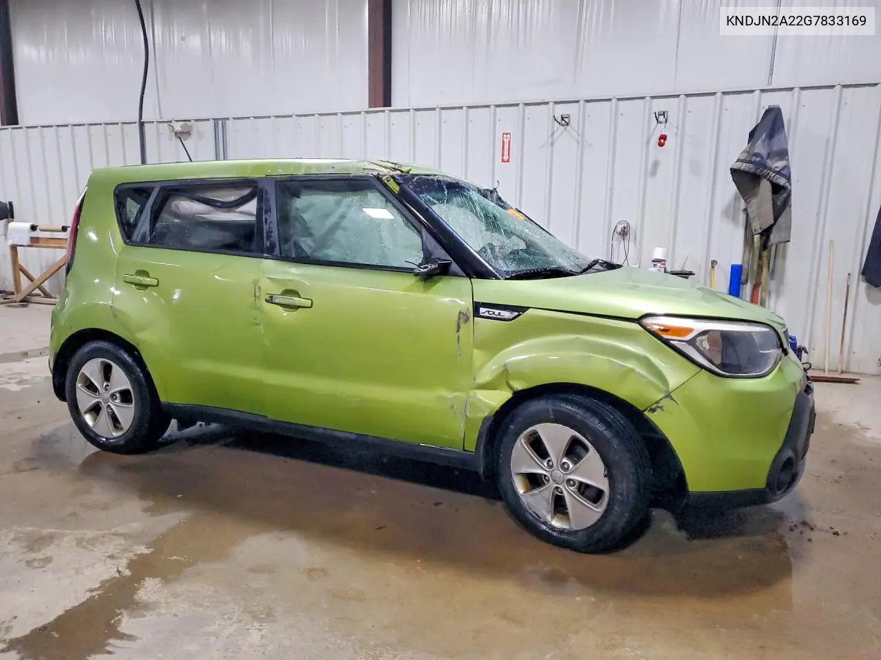 2016 Kia Soul Base VIN: KNDJN2A22G7833169 Lot: 55074636