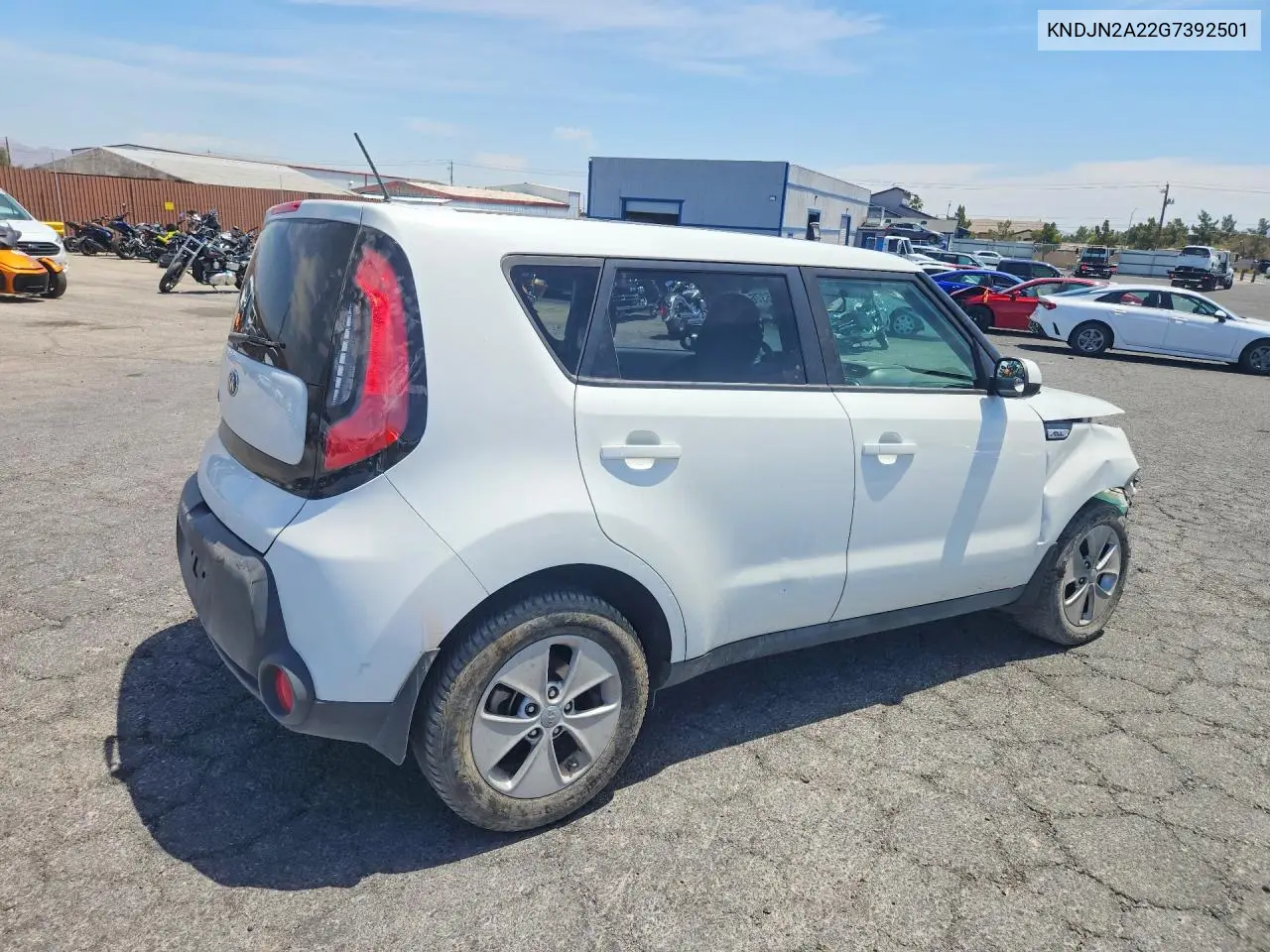 2016 Kia Soul Base VIN: KNDJN2A22G7392501 Lot: 55655376