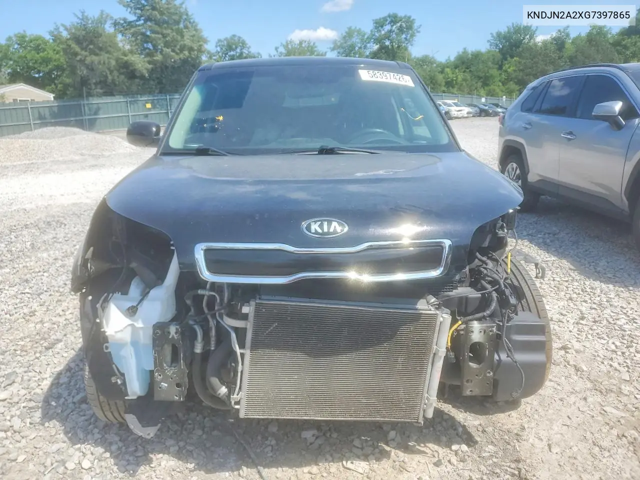 2016 Kia Soul Base VIN: KNDJN2A2XG7397865 Lot: 58397426