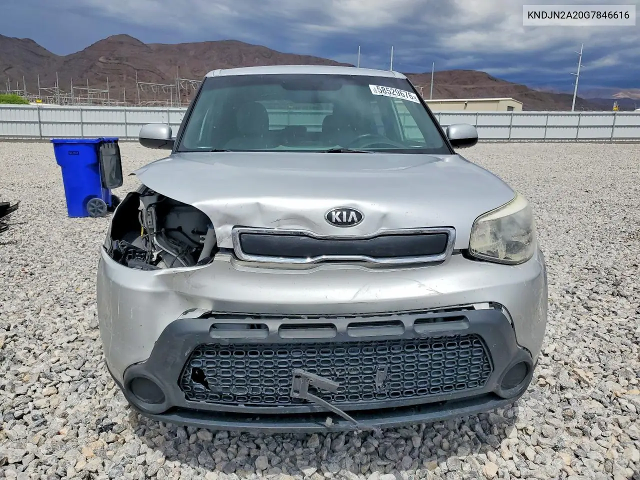 2016 Kia Soul Base VIN: KNDJN2A20G7846616 Lot: 58529676