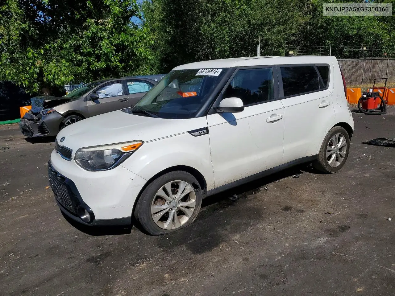 2016 Kia Soul + VIN: KNDJP3A5XG7350166 Lot: 58726816