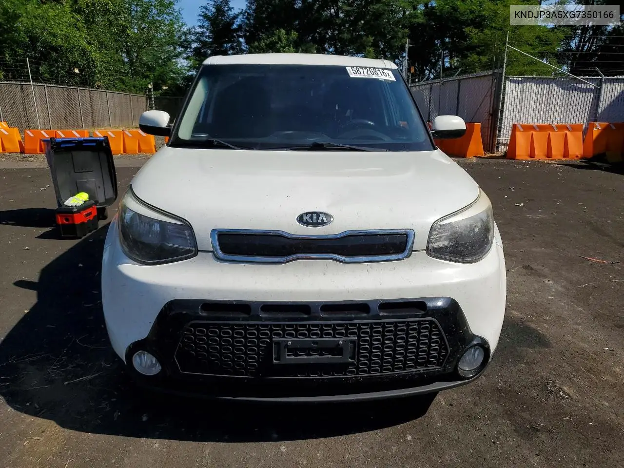 2016 Kia Soul + VIN: KNDJP3A5XG7350166 Lot: 58726816