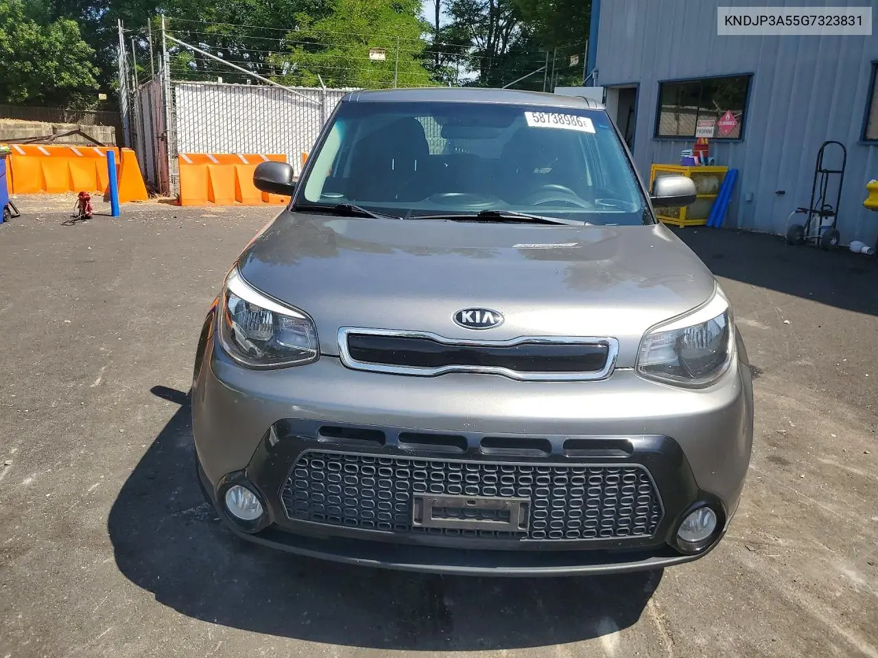 2016 Kia Soul + VIN: KNDJP3A55G7323831 Lot: 58738986