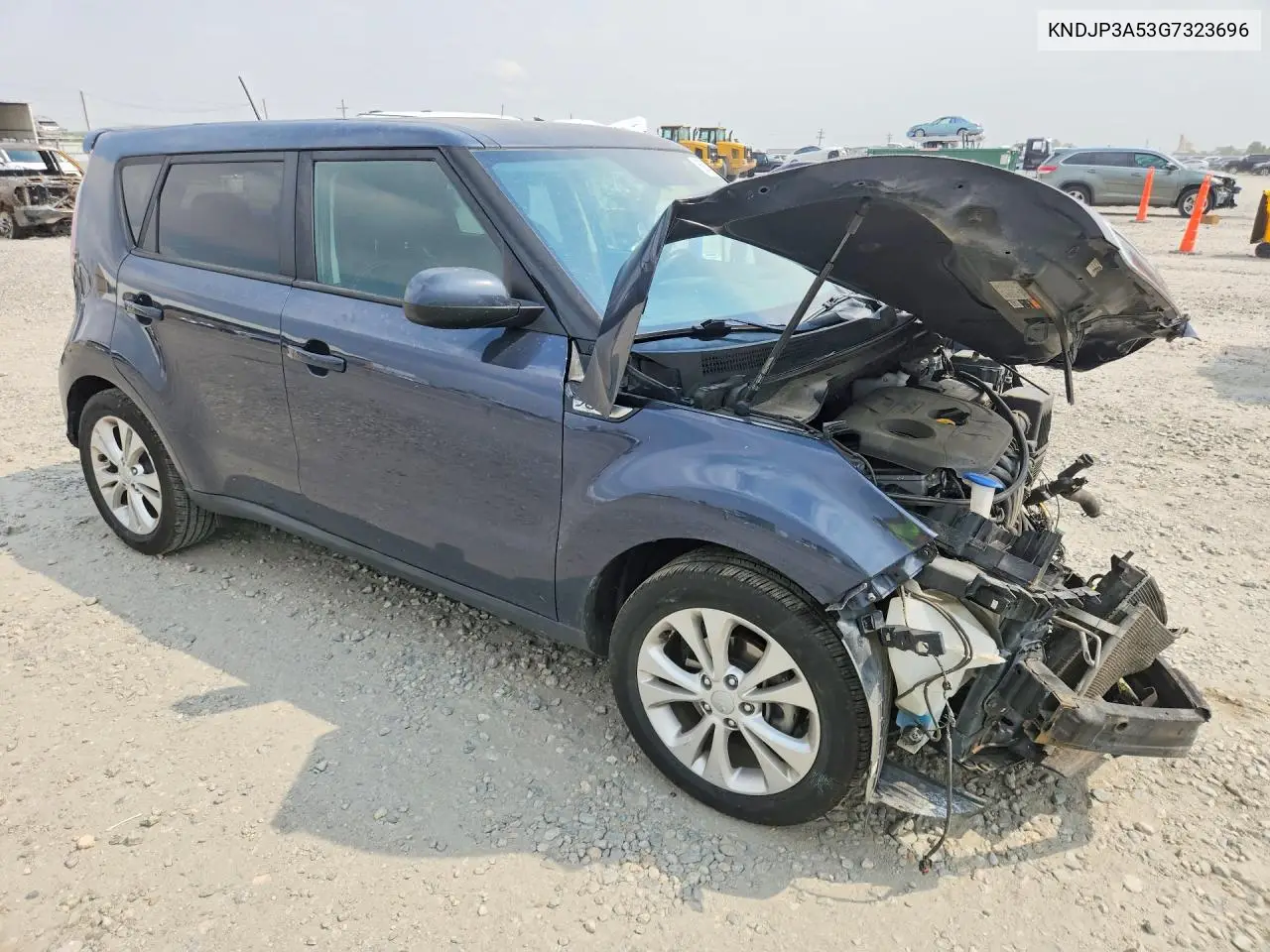 2016 Kia Soul + VIN: KNDJP3A53G7323696 Lot: 58743586