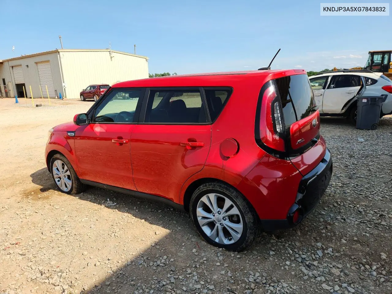 2016 Kia Soul + VIN: KNDJP3A5XG7843832 Lot: 58816056