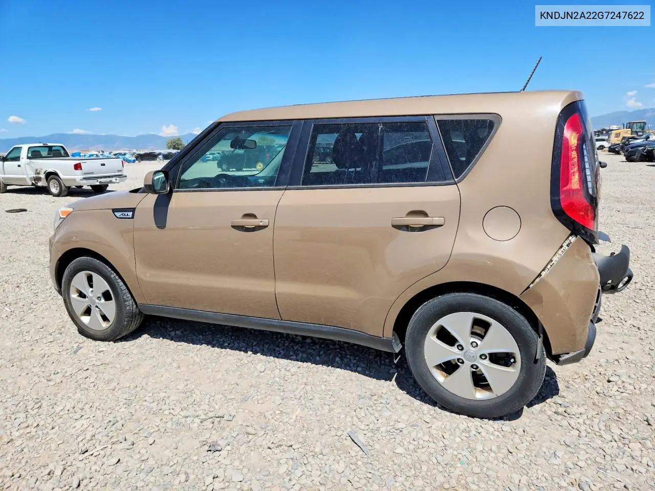 2016 Kia Soul Base VIN: KNDJN2A22G7247622 Lot: 59744306