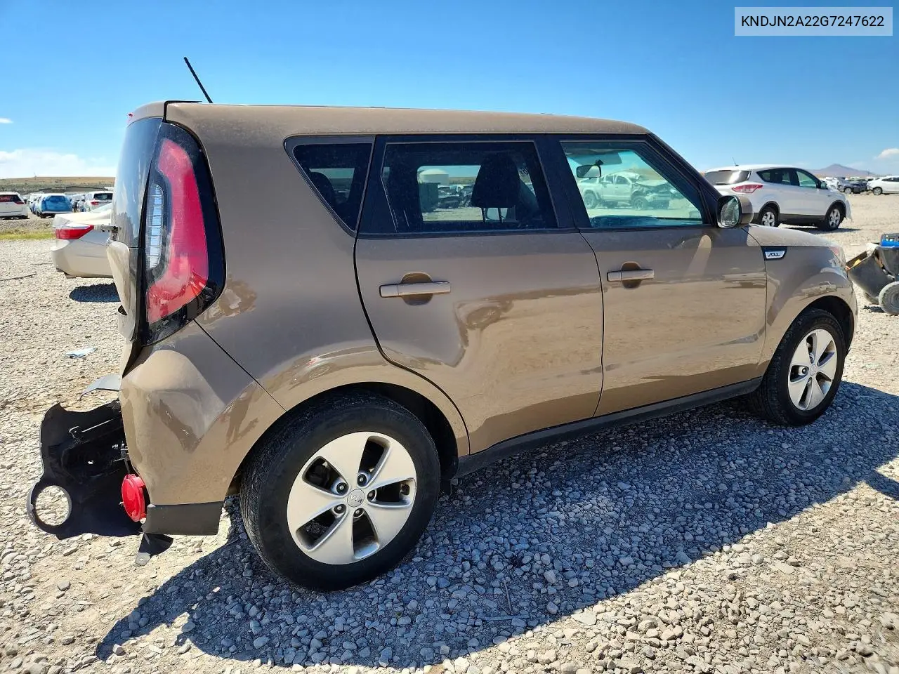 2016 Kia Soul Base VIN: KNDJN2A22G7247622 Lot: 59744306