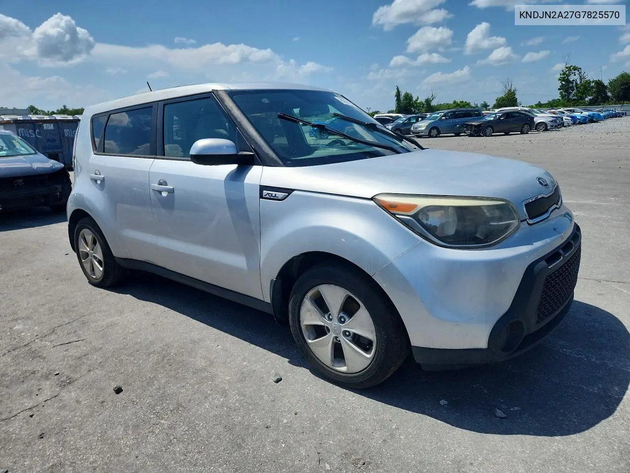 2016 Kia Soul Base VIN: KNDJN2A27G7825570 Lot: 60021046
