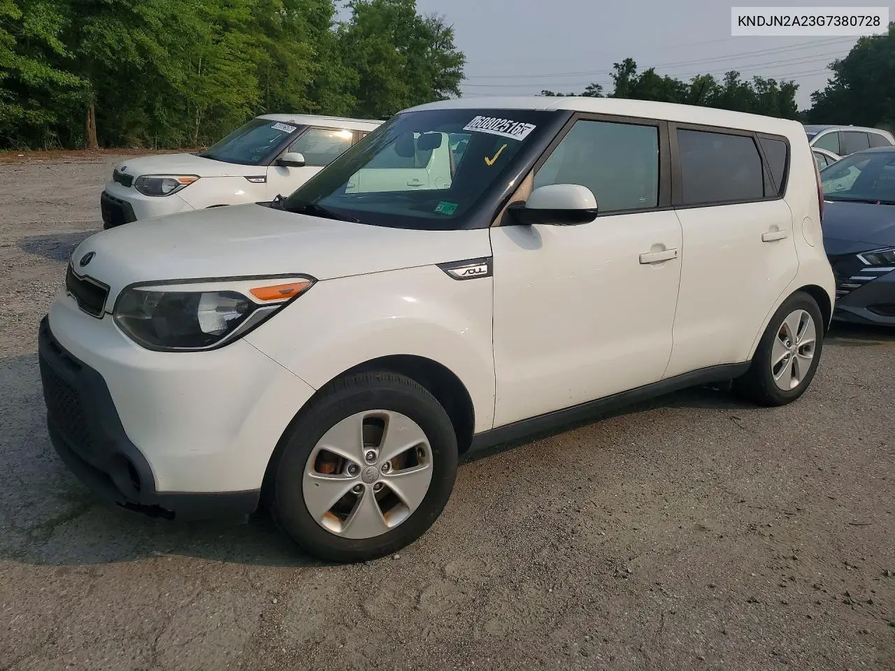 2016 Kia Soul Base VIN: KNDJN2A23G7380728 Lot: 60802516