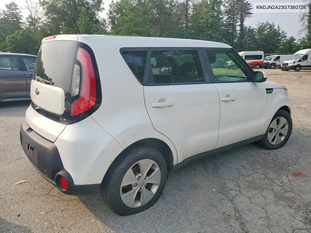 2016 Kia Soul Base VIN: KNDJN2A23G7380728 Lot: 60802516