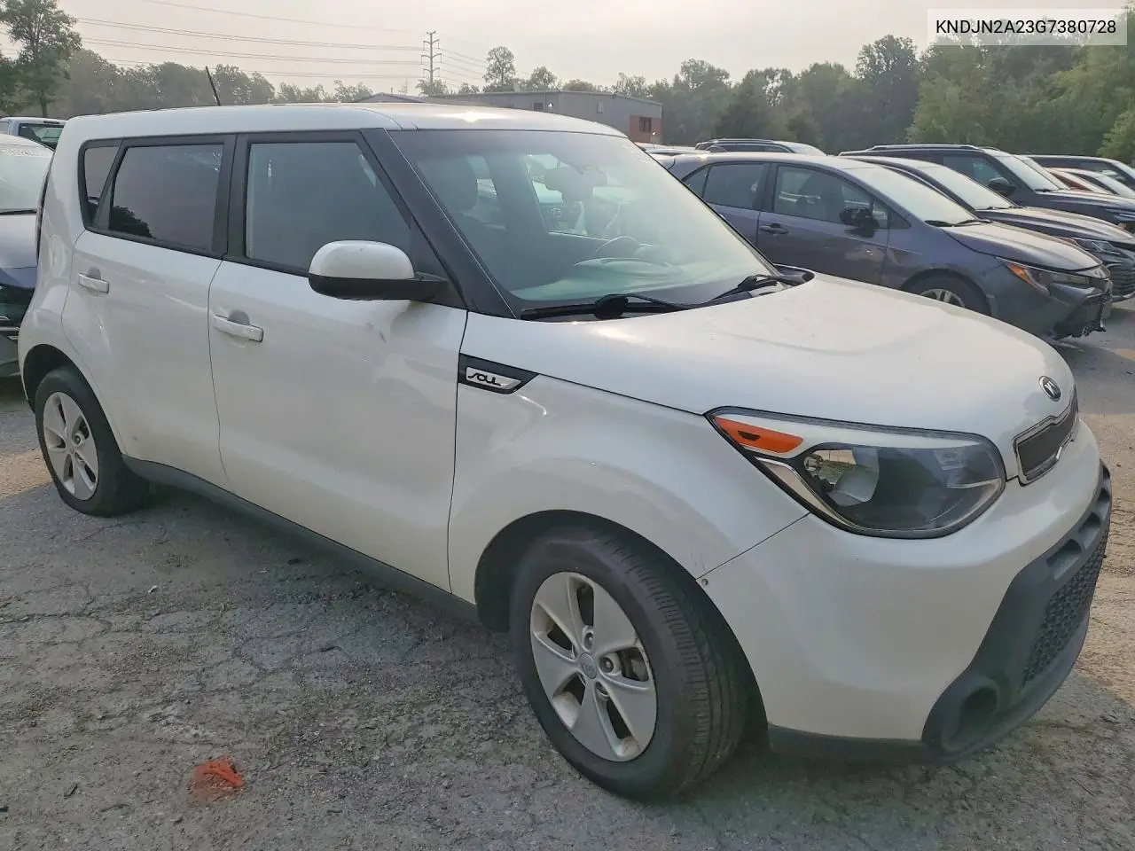 2016 Kia Soul Base VIN: KNDJN2A23G7380728 Lot: 60802516