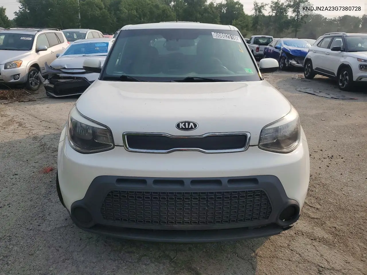 2016 Kia Soul Base VIN: KNDJN2A23G7380728 Lot: 60802516