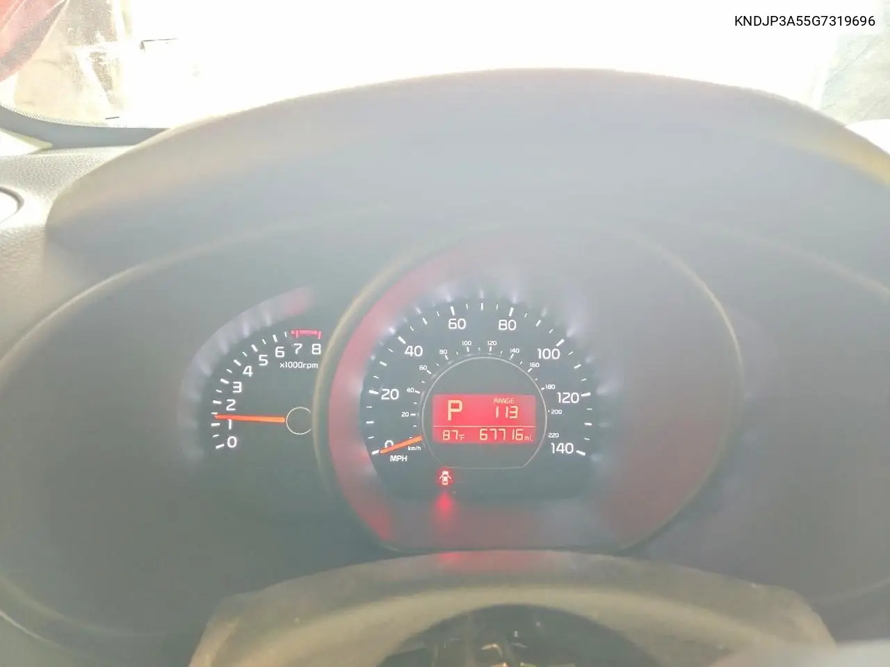 2016 Kia Soul + VIN: KNDJP3A55G7319696 Lot: 60815156