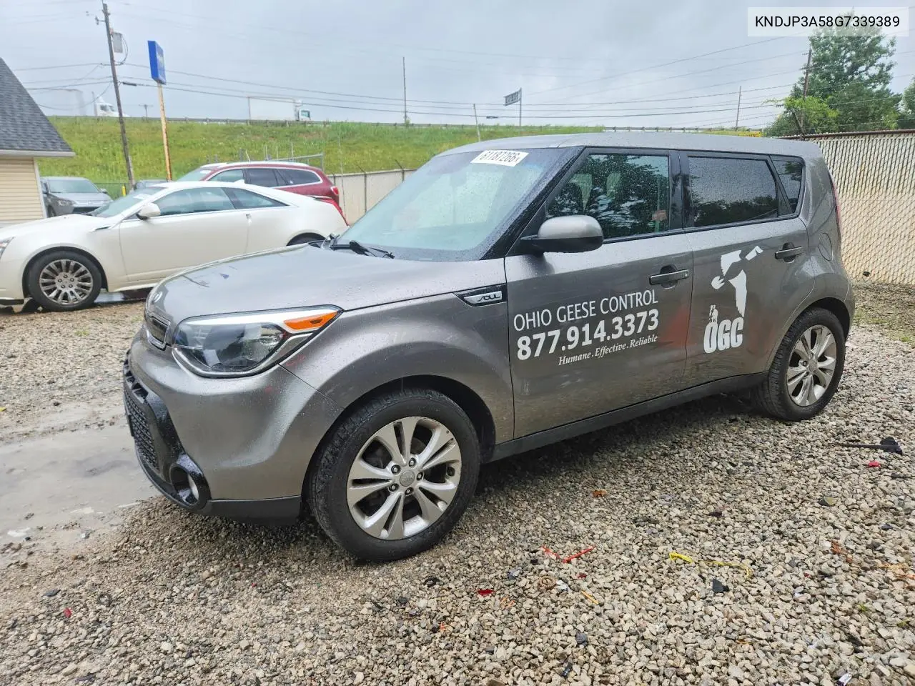 2016 Kia Soul + VIN: KNDJP3A58G7339389 Lot: 61187266