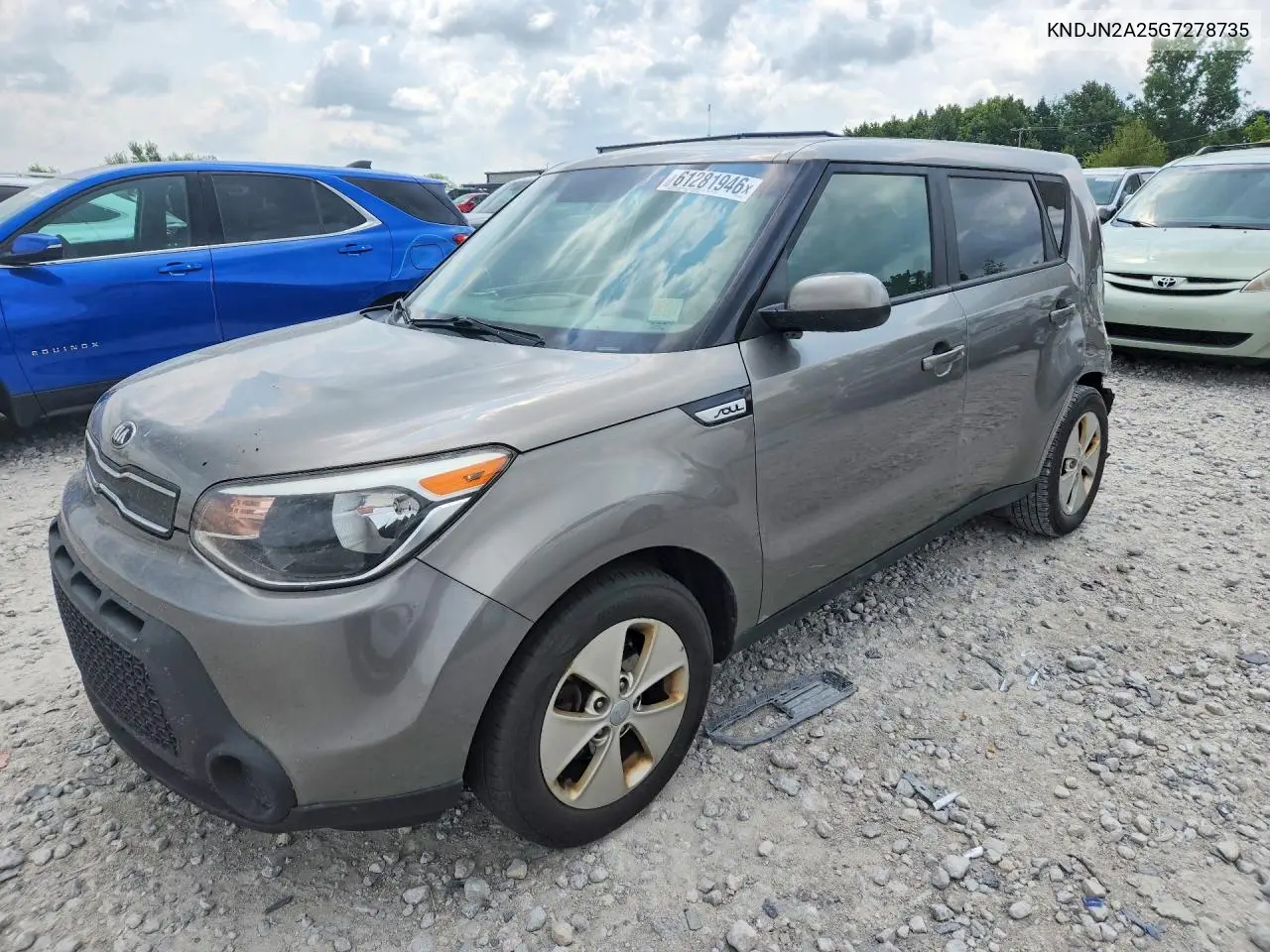 2016 Kia Soul Base VIN: KNDJN2A25G7278735 Lot: 61281946
