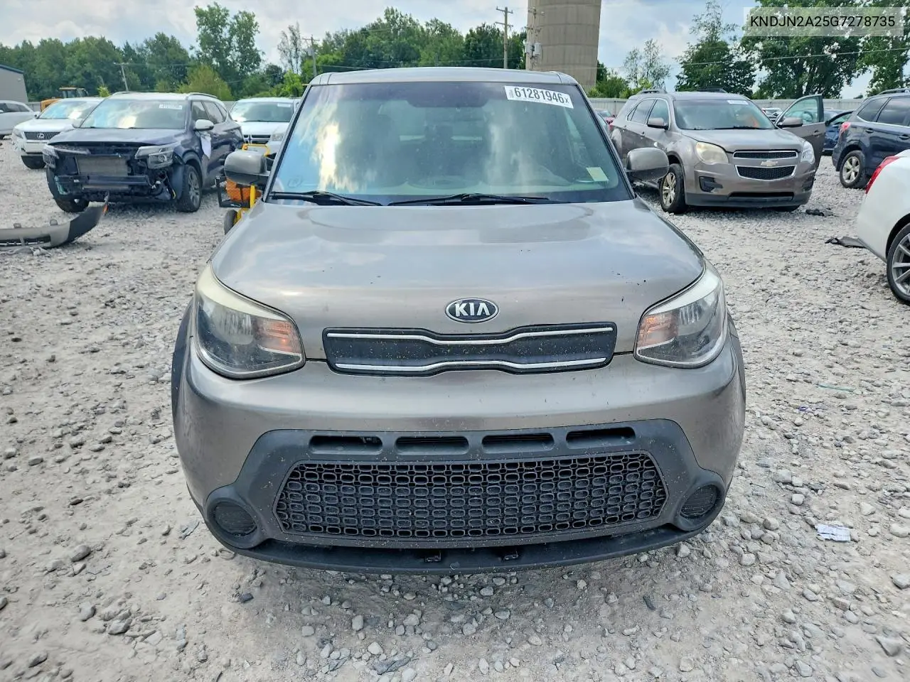 2016 Kia Soul Base VIN: KNDJN2A25G7278735 Lot: 61281946