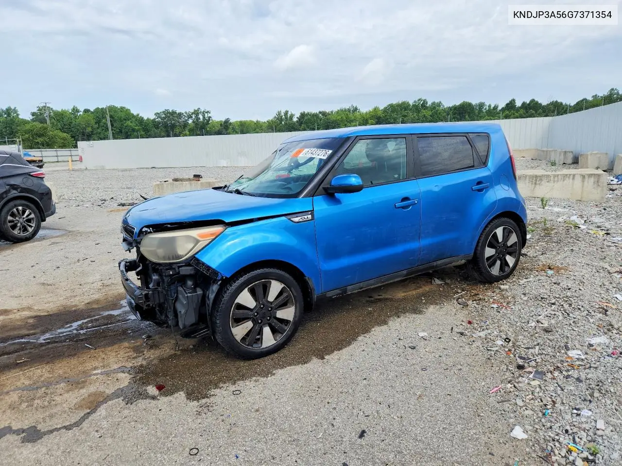 2016 Kia Soul + VIN: KNDJP3A56G7371354 Lot: 61437276