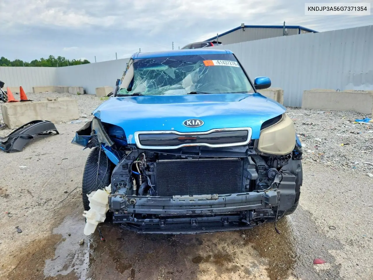 2016 Kia Soul + VIN: KNDJP3A56G7371354 Lot: 61437276