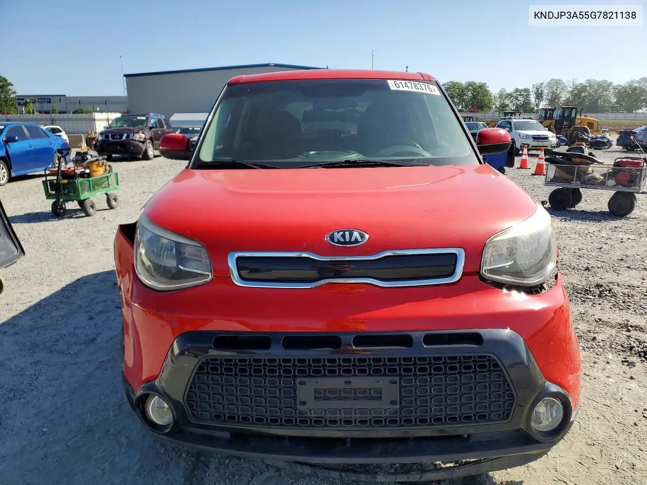 2016 Kia Soul + VIN: KNDJP3A55G7821138 Lot: 61478376