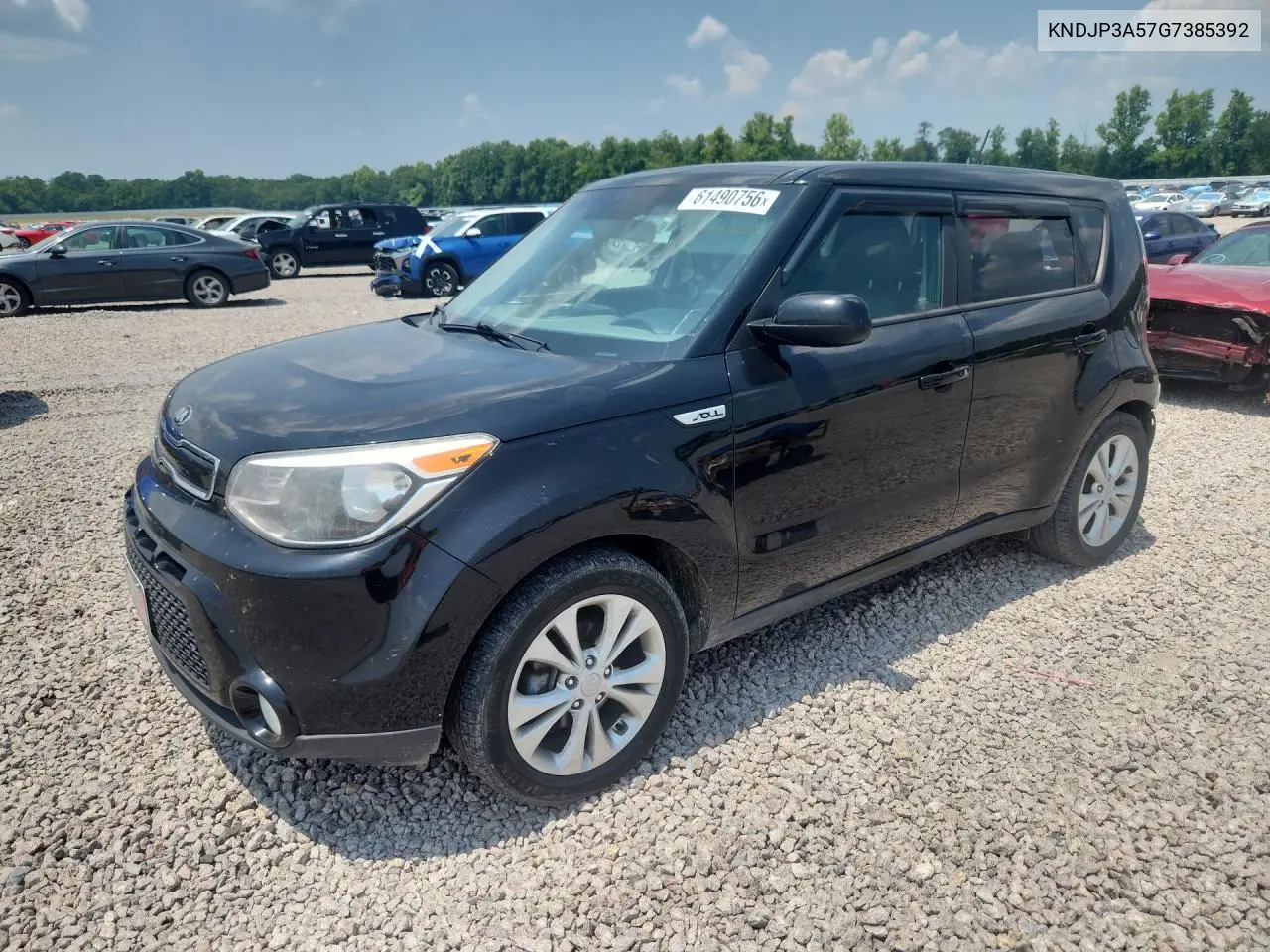 2016 Kia Soul + VIN: KNDJP3A57G7385392 Lot: 61490756