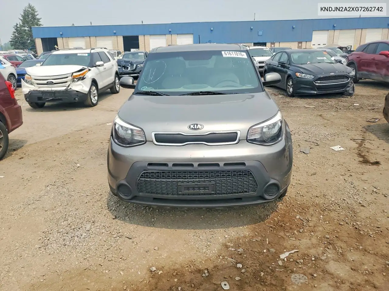 2016 Kia Soul Base VIN: KNDJN2A2XG7262742 Lot: 61611016