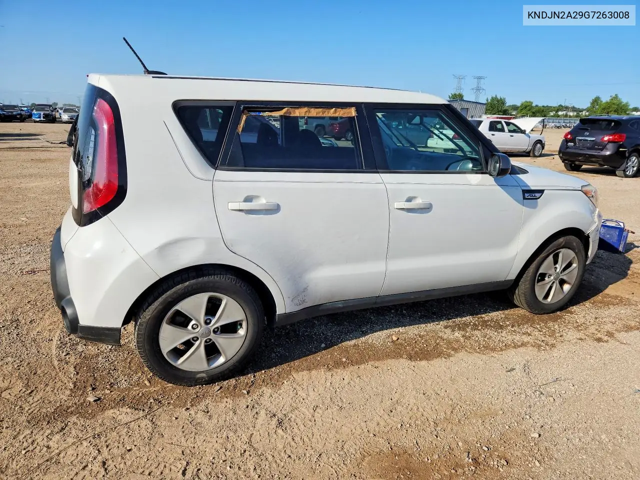 2016 Kia Soul Base VIN: KNDJN2A29G7263008 Lot: 61612216