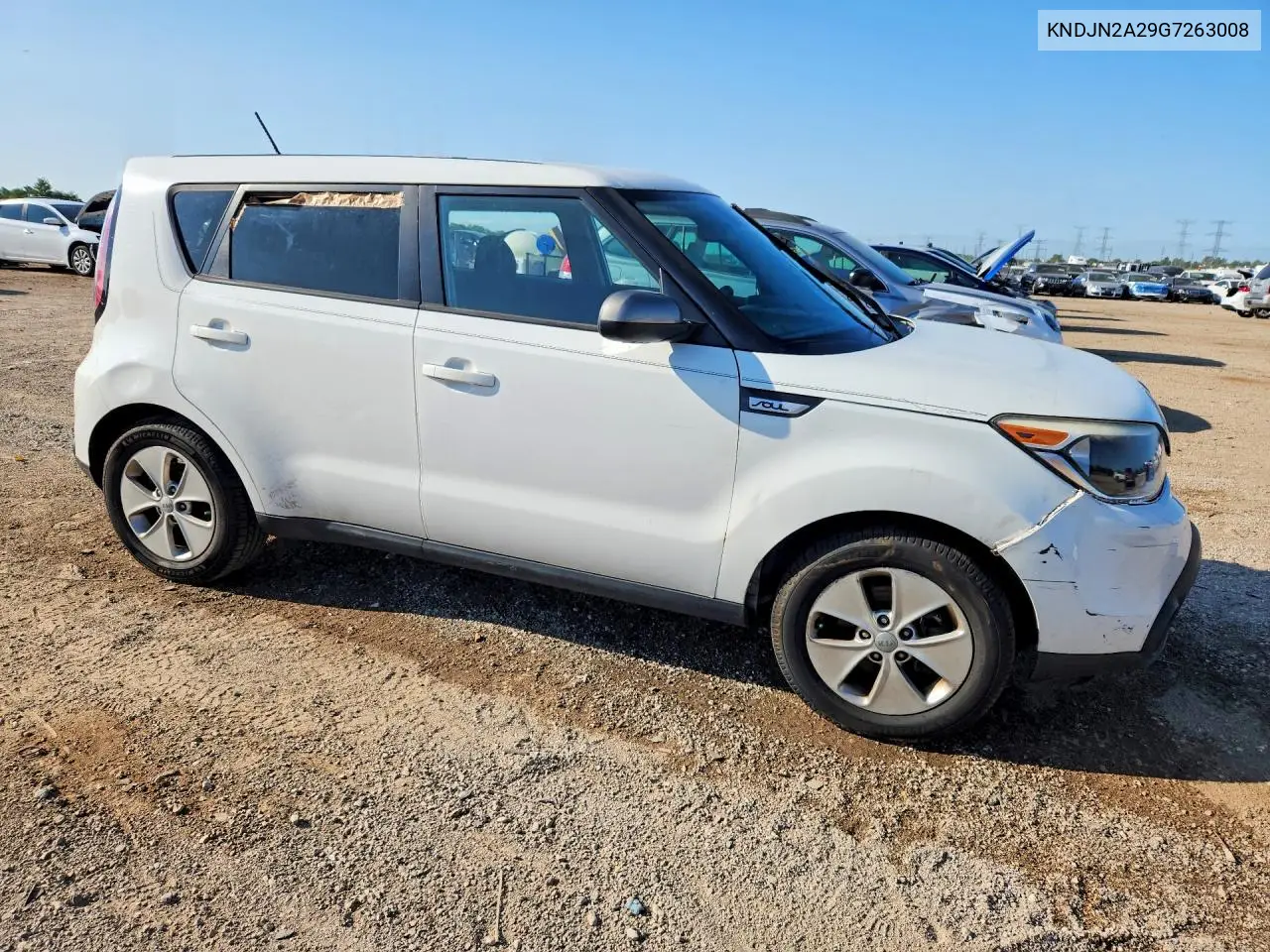 2016 Kia Soul Base VIN: KNDJN2A29G7263008 Lot: 61612216