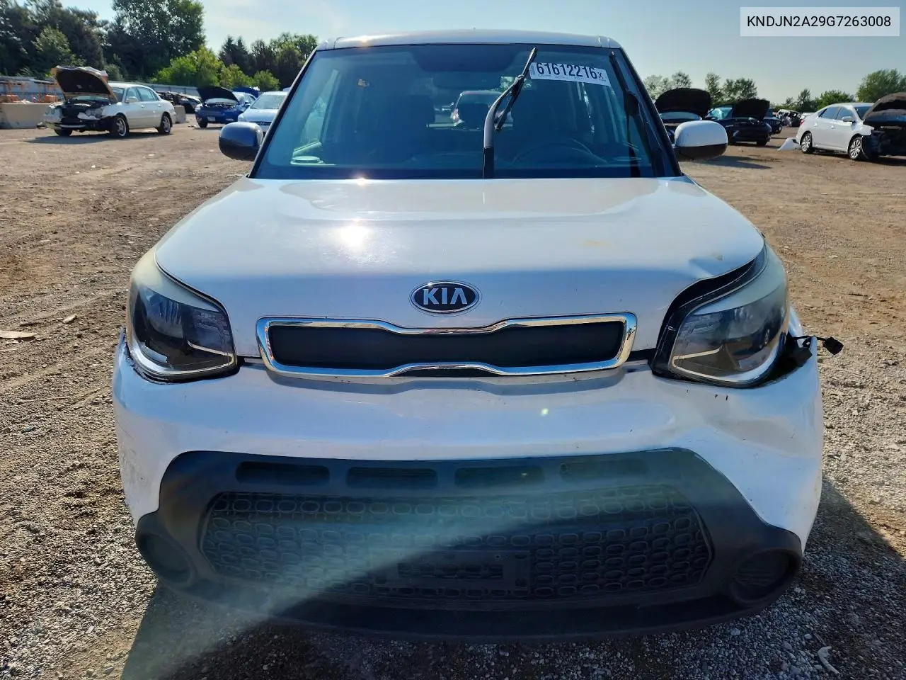 2016 Kia Soul Base VIN: KNDJN2A29G7263008 Lot: 61612216